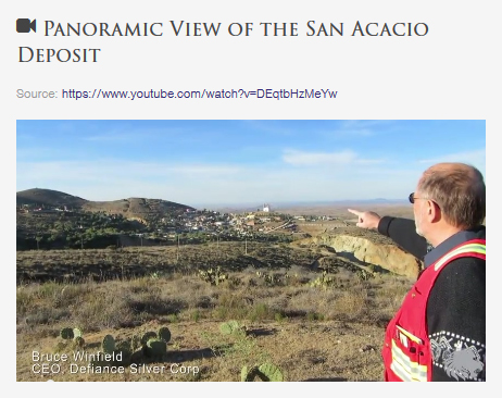 Panoramic View of the San Acacio Deposit